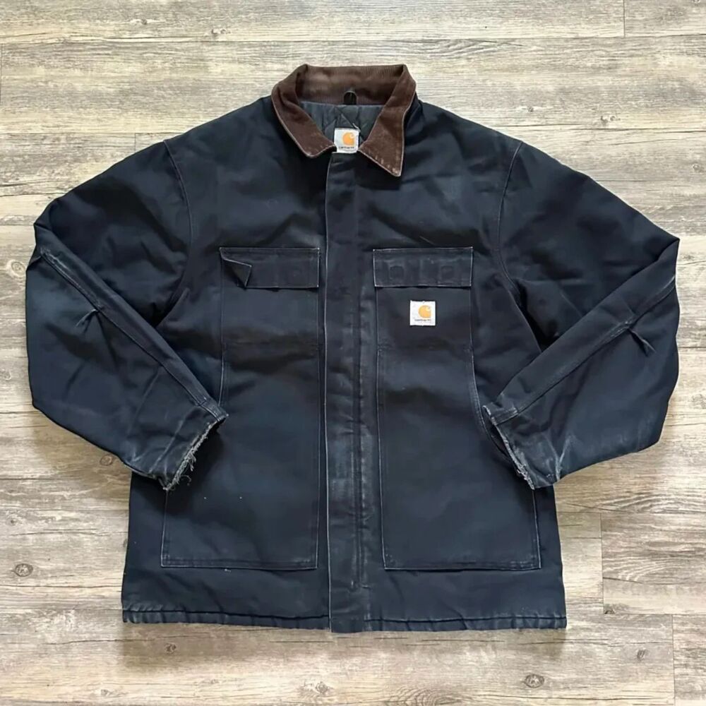 Vintage Carhartt C03BLK Arctic Chore Coat Size XXL